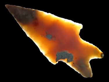 Incredible 2 13/16" Pedernales / Perd, Comanche Co. Texas, Perfect Example with Great Color & nice