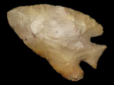 Outstanding 3 3/8" Marshall found in Bell County Texas, Semi Translucent, Very Colorful well Flaked