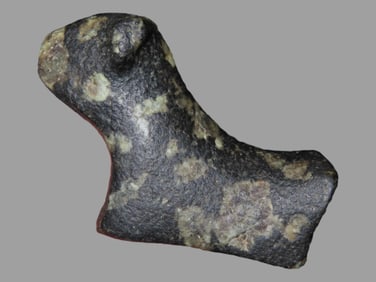 Outstanding 2 5/8" Porphyry Popeye Birdstone, Dickey & Motley COA's, found in Crawford County