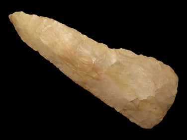 5 1/4" Stanfield Blade found in Lincoln Co Colorado, Great Flaking, Very Thin & Colorful Example,