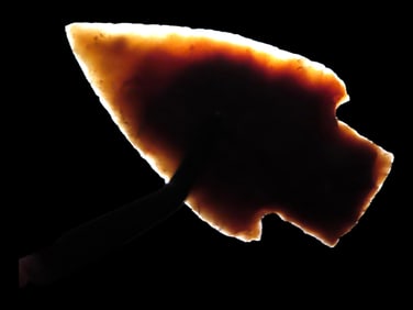 Outstanding 2 3/4" Bulverde, Williamson Co. Texas, Beautiful Colors and Impeccable Flaking, Very