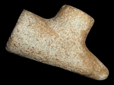 3 1/4" Jersey Bluff Pipe, Greene Co. Illinois. Dickey & Motley COA's, Very well made out of a