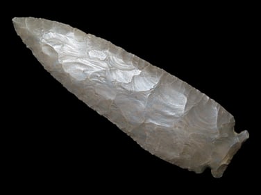 Incredible 5 3/16" Stillwell / Archaic Corner Notch, Dickey COA, found in Logan Co. Kentucky.