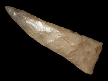 5" Friday Knife, Gillespie Co. Texas, Motely COA. Great example, well flaked with heavy patination,