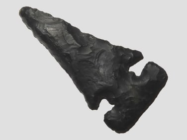 Amazing 3" E-Notch Thebes, Tom Davis COA, found in Columbiana County Ohio, ex Dale Rector