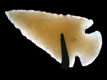 Amazing Hixton Dovetail, Ford County Illinois, motley COA, Highly Translucent and very well flaked