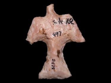 Rare Hopewell Bird Effigy Eccentric, Adams County Illinois, Dickey & Motley COA. 1 15/16" long,