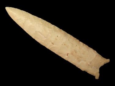 Exceptional 4 3/4" Dalton, Jersey County Illinois, Dickey & Motley COA's, Impeccable Flaking, Very