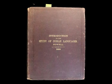 RARE BOOK: Introduction to the Study of Indian Languages, First Edition, 1880, Powell, 228 Pages,
