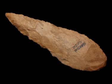 3 5/8" Lerma Knife / Blade, Perino COA, Hardin County Tennessee. ex Jerry Dickey Collection, ex Bill