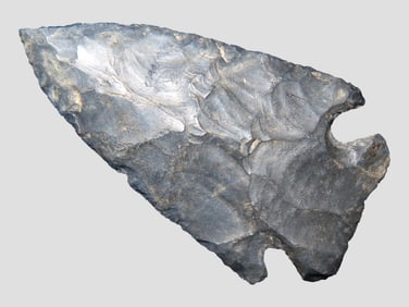 2 3/8" Jacks Reef, Tom Davis G-10 COA, Ohio, Great Example, Thin & Well Flaked out of a well