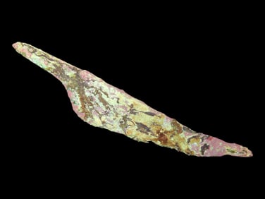 5 1/4" OCC Copper Tang Knife, Vilas County Wisconsin, Nice Large Example, Very well shaped and