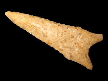 Outstanding 3" Dalton, Motley COA, Southern Missouri, Very Nice Classic Example, Well flaked and no