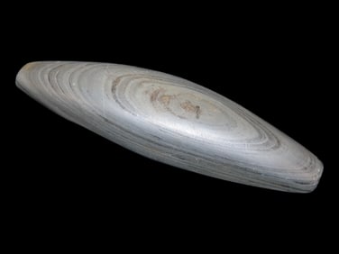 4 3/4" Bar Amulet / Atlatl Weight, Scioto County Ohio, Motley COA, Beautiful Vivid Banding, Amazing