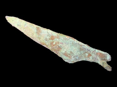 4 1/16" OCC Copper Tang Knife, Vilas County Wisconsin, Great example, Well shaped and heavily