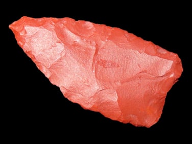 Beautiful Red Jasper Mckean, Lincoln County Colorado, Nice Classic Example, Measures 1 3/8" Long,