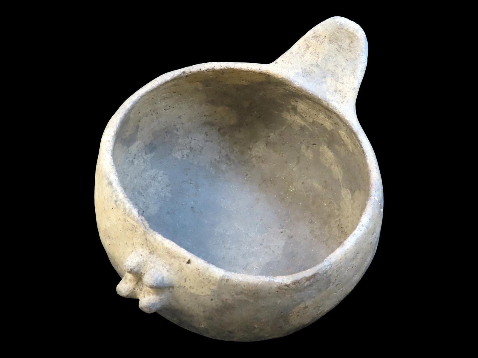 Incredible Conch Shell Effigy Bowl, Cahokia, St Clair County Illinois, 7" long, 6 1/4" wide, 5" (1 of 15)