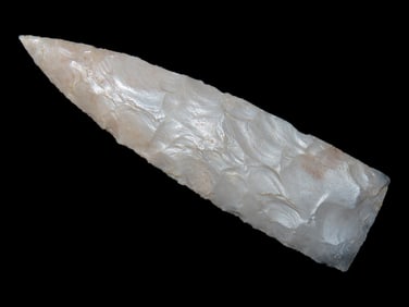 Incredible Grade 10+ 1 13/16" Cahokia Triangle, Madison County Illinois, Flawless Example, wafer