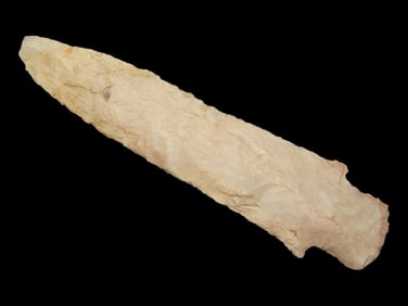 4 3/4" Elk River Benton found in Henry County Tennessee, Nice long thin example with Great Flaking,