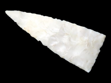 Incredible Grade 10+ Cahokia Triangle, Madison County Illinois, 1 11/16" Long, Flawless Example,