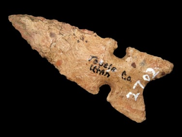 Amazing 2" Mallory, Tooele County Utah, Incredible Classic Example, thin & Very well flaked with no