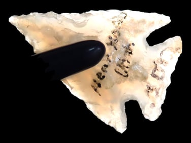 Incredible Clear Agate Pelican Lake, Moab Utah, Highly Translucent, Expertly Flaked example, Amazing