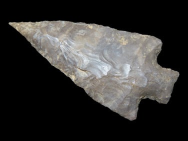 2 15/16" Cotaco Creek, Henry County Tennessee, Amazing Flaking & Needle Tip, Nice example, great