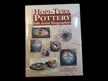 HOPI-TEWA POTTERY; 500 ARTISTS BIOGRAPHIES, CIRCA 1800-PRESENT, FIRST EDITION 1998, HARDBACK, 200