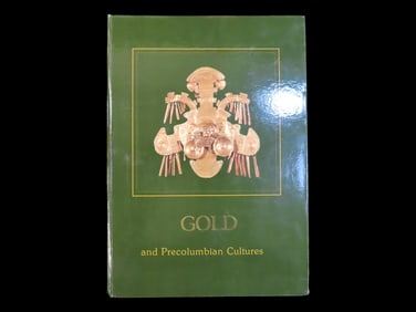 GOLD & PRECOLUMBIAN CULTURES, HARDBACK, 71 PAGES FULL OF PICS AND INFO ON THE GOLDEN RELICS & THE