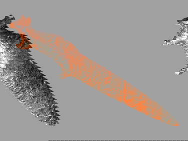 Phenomenal Museum Grade 20 5/8" Colima Dog Sword, Motley COA Originally Found near the Naranjo River (1 of 10)