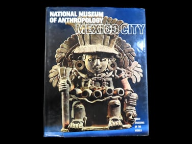 NATIONAL MUSEUM OF ANTHROPOLOGY, MEXICO CITY, HARDBACK, FULL OF GREAT PICTURES & INFO OF