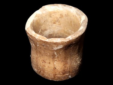 Colima Ear Spool, west Mexico, Pre-Columbian, Clay, 7/8" Ex Dr Harner