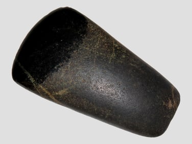 Incredible Mayan Celt, Guatemala. Outstanding Polish, Nice Sharp Bit, 3 3/4" Long. Beautiful Quartz