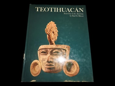 TEOTIHUACAN, HARDBACK 172 PAGES, LOTS OF GREAT PICTURES OF SOME INCREDIBLE ARTIFACTS & OTHER IMAGES