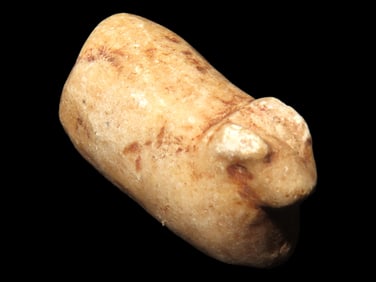 Pre-Columbian Canopa Llama Effigy from Peru, Nicely Detailed Example. Nice Patina. These were often