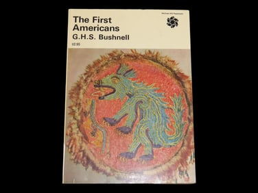 THE FIRST AMERICANS, PRE-COLUMBIAN CIVILIZATIONS, GREAT BOOK THAT BREAKS DOWN THE TIMEFRAME OF