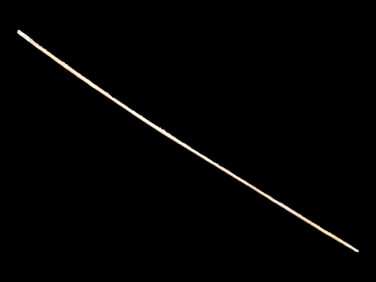 Rare 6" Copper Sewing Needle from Peru. Nice Long Example with Delicate Eye at the top for Thread,