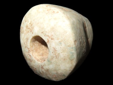 Mezcala Bead/Pendant, Guerrero Mexico, Pre-Columbian 1 1/4" Ex Barney Malone, Texas