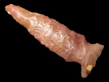 Beautiful Colorado Corner Notch, Gem Point. Translucent, thin, Colorful.  Indian Arrowhead,