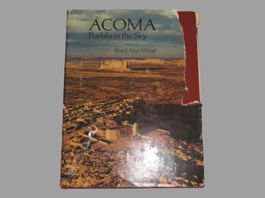 ACOMA PUEBLO IN THE SKY, HARDBACK, 180 PAGES. FULL OF INFO AND PHOTOS