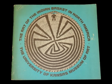THE ART OF THE INDIAN BASKET IN NORTH AMERICA, 1975, GREAT BOOK SHOWING THE DIFFERENT BASKETS &
