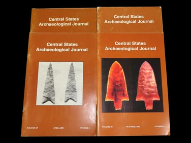 COMPLETE SET OF CENTRAL STATES ARCHAEOLOGICAL JOURNALS FOR 2002
