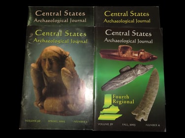 COMPLETE SET OF CENTRAL STATES ARCHAEOLOGICAL JOURNALS FOR 2003