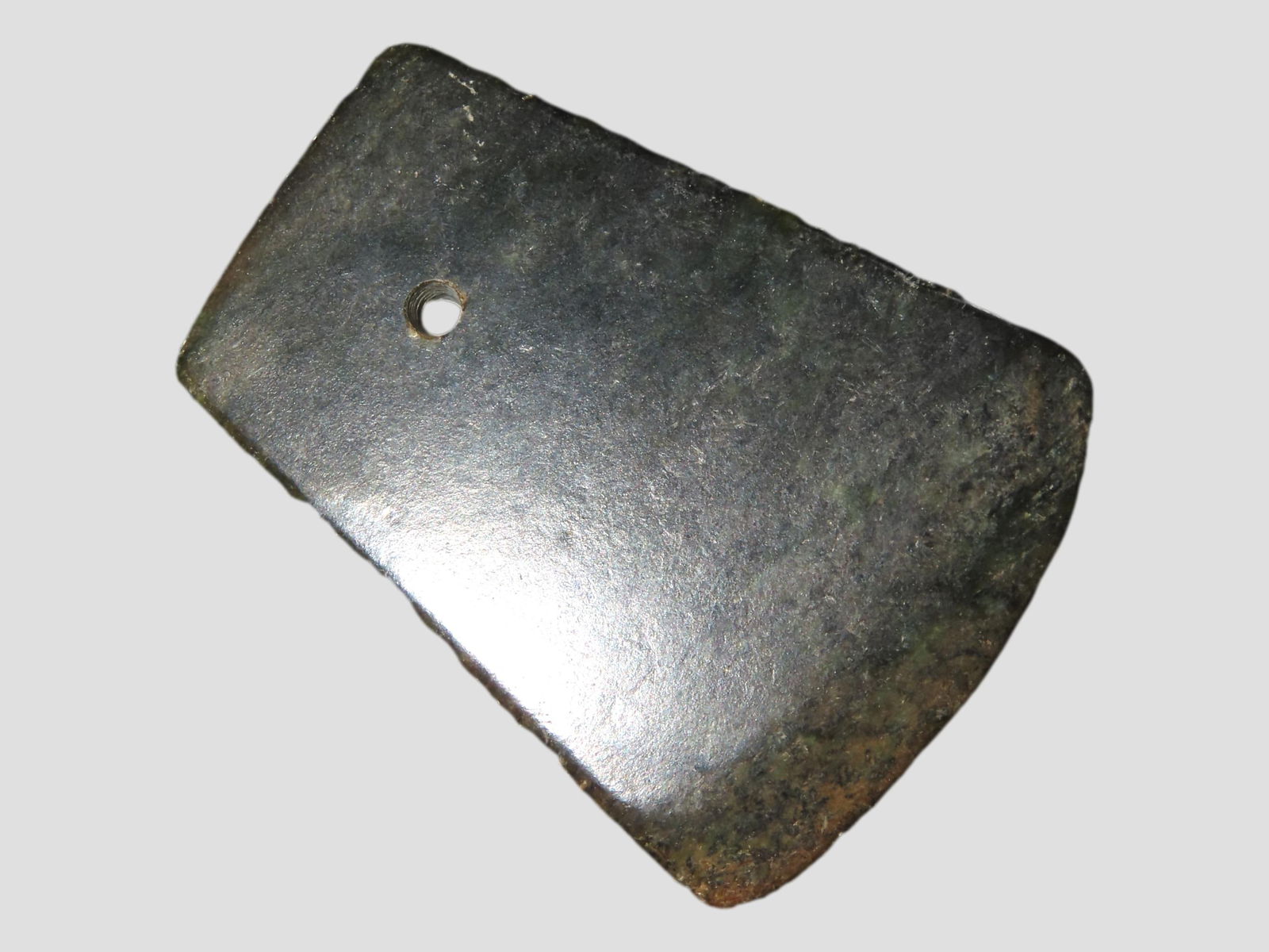 Nice Antique Chinese Hongshan Culture Jade Effigy Pendant, Hand Made Example.: Nice Antique Chinese Hongshan Culture Jade Effigy Pendant, Hand Made Example.