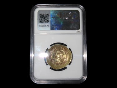 Rare 950 Year Old Gold Coin, NGC Slabbed Choice VF, Byzantine Empire, Michael VII, 1071-1078 AD, 4.2
