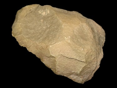 6 5/8" Long European Acheulean Neolithic Hand Axe, 150k-250k Years Old, Homo Erectus Stone Age Early