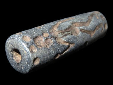 Incredible Ancient Roman Viking Engraved Intaglio Seal Bead