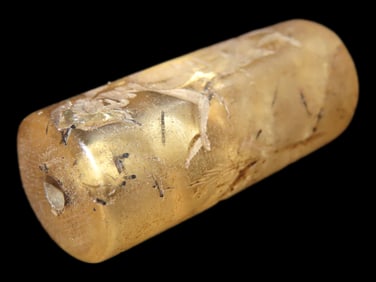 Incredible Ancient Roman Viking Engraved Intaglio Seal Bead