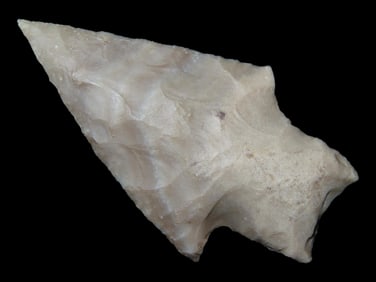 Needle Tipped Pedernales, Bell County Texas. Beautiful Banding in this Finely Flaked Example, Indian