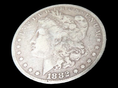 1882 Morgan Silver Dollar, Nice Higher Grade example with amazing original details, One Ounce Silver